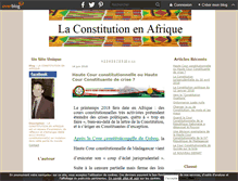 Tablet Screenshot of la-constitution-en-afrique.org